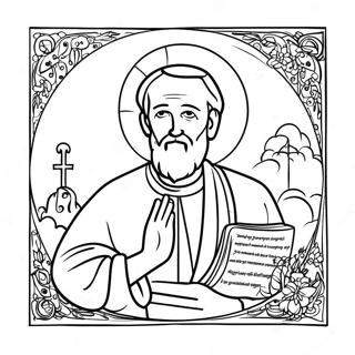 The Lord S Prayer Coloring Page 31658-9108