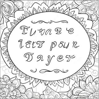 Colorful Lord S Prayer Illustration Coloring Page 31659-9110