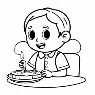 Polite Child Sharing Coloring Page 31669-10447