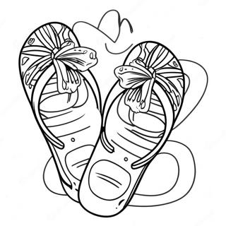 Flip Flop Coloring Page 31698-14159