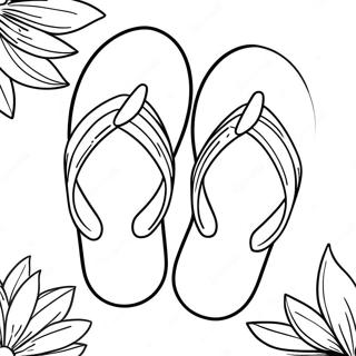 Flip Flop Coloring Page 31698-14160