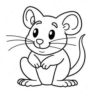 Remy The Rat Coloring Page 3169-2591