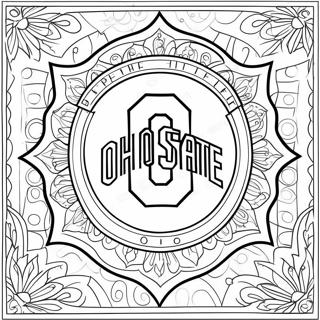 Ohio State Logo Coloring Page 31728-16288