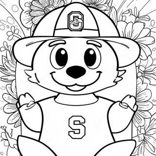 Ohio State Buckeyes Mascot Coloring Page 31729-16291