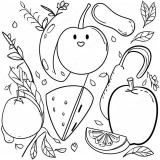 Healthy Habits Coloring Page 31748-16302