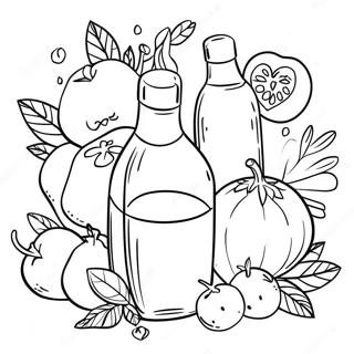 Healthy Habits Coloring Page 31748-16303