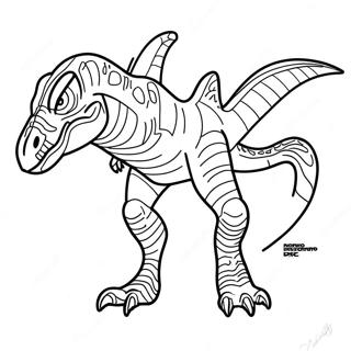 Indoraptor Jurassic World Coloring Page 31758-16310