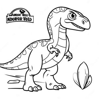 Indoraptor Jurassic World Coloring Page 31758-16311