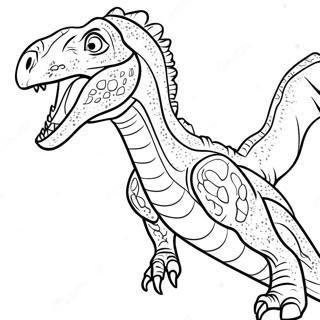 Indoraptor Roaring Coloring Page 31759-16313