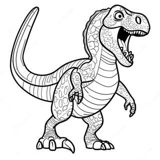 Indoraptor Roaring Coloring Page 31759-16315