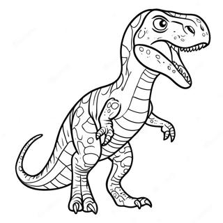 Indoraptor Roaring Coloring Page 31759-16316