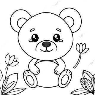 Kawaii Bear Coloring Page 31768-16319