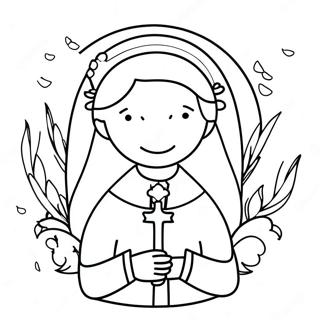 First Communion Coloring Pages