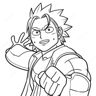 Denki Kaminari In Action Coloring Page 31789-16337