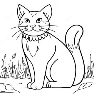 Warrior Cat Coloring Page 31828-16366