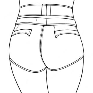 Butt Coloring Page 31879-16400