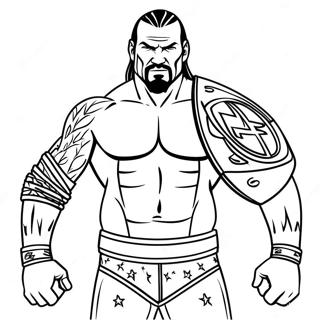 Wwe Coloring Page 31899-16414