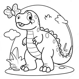 Dinosaur Easter Coloring Page 31919-16430