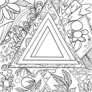 Triangle Coloring Page 31939-16446