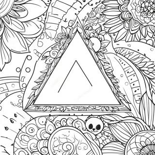 Triangle Coloring Page 31939-16447