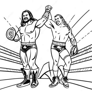 Wwe Championship Match Coloring Page 31950-16457