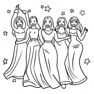 Empowered Women Celebrating Coloring Page 31960-16467