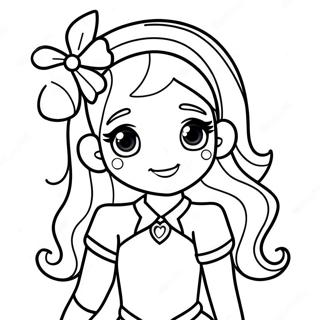 Rainbow High Ruby Coloring Page 31969-16470