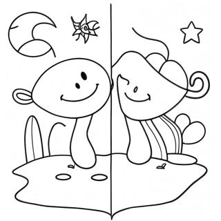 Day And Night Coloring Page 31979-16479