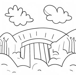 Sunny Day With Clouds Coloring Page 31980-16482