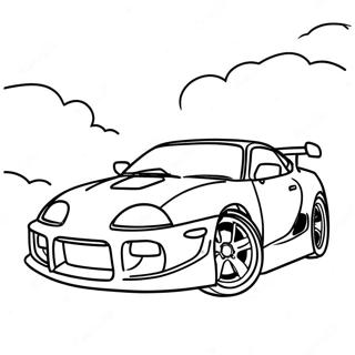 Supra Car Coloring Page 3198-2610