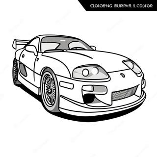 Supra Car Coloring Page 3198-2611