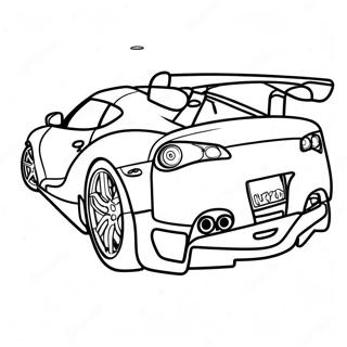 Supra Car Coloring Page 3198-2612