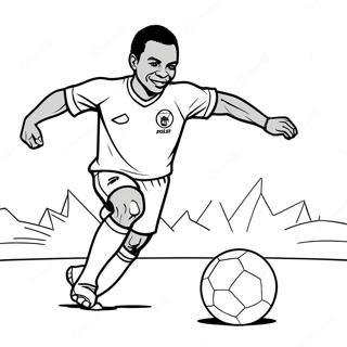 Pele Coloring Pages