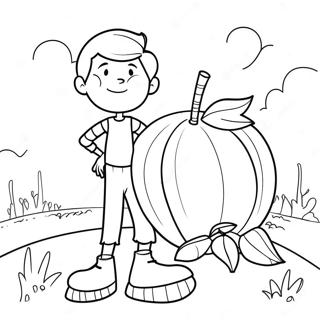 James And The Giant Peach Coloring Page 32029-16518