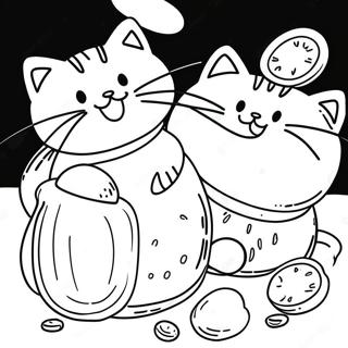 Playful Cats Vs Pickles Coloring Page 32040-16532