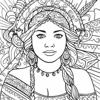 Hispanic Coloring Page 32049-16534