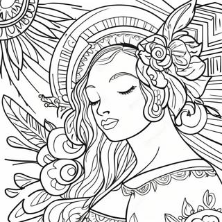 Hispanic Coloring Page 32049-16536