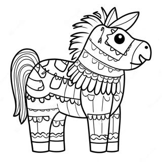 Colorful Pinata Coloring Page 32050-16538