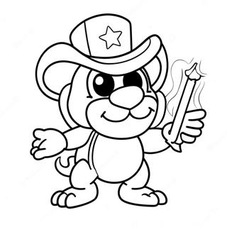 Lemmy Koopaling With A Star Wand Coloring Page 32070-16556