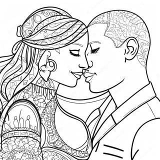 Black Love Coloring Pages