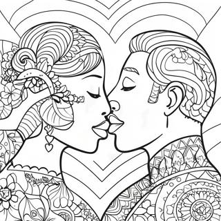 Black Love Coloring Page 32099-16574