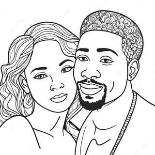 Black Love Coloring Page 32099-16575