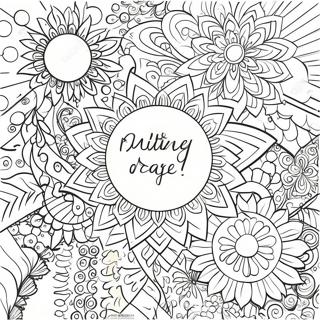 Uplifting Inspirational Quotes Coloring Page 32150-16617