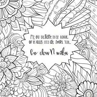 Uplifting Inspirational Quotes Coloring Page 32150-16619