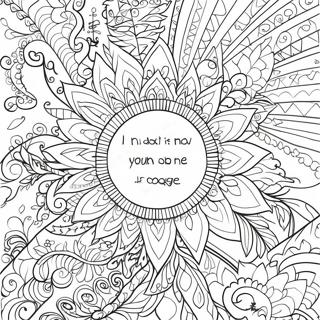 Uplifting Inspirational Quotes Coloring Page 32150-16620