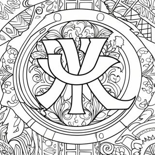 Byu Logo Coloring Page 32159-16624