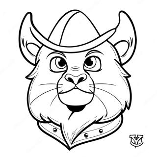 Byu Mascot Coloring Page 32160-16625