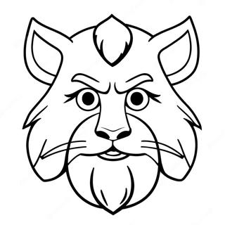 Byu Mascot Coloring Page 32160-16628