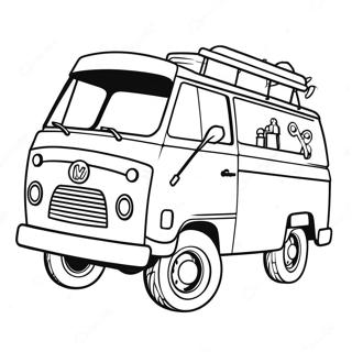 Mystery Machine Coloring Page 32179-16638