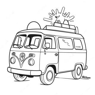 Mystery Machine Coloring Page 32179-16639